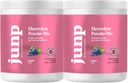 JUNP Electrolytes Powder No Sugar No Carbs – Vine Ripened Grape Infused Drink Mix - Potassium & Salt Electrolyte Hydration Powder Zero Calorie Sugar Free Electrolyte Powder,180 Servings