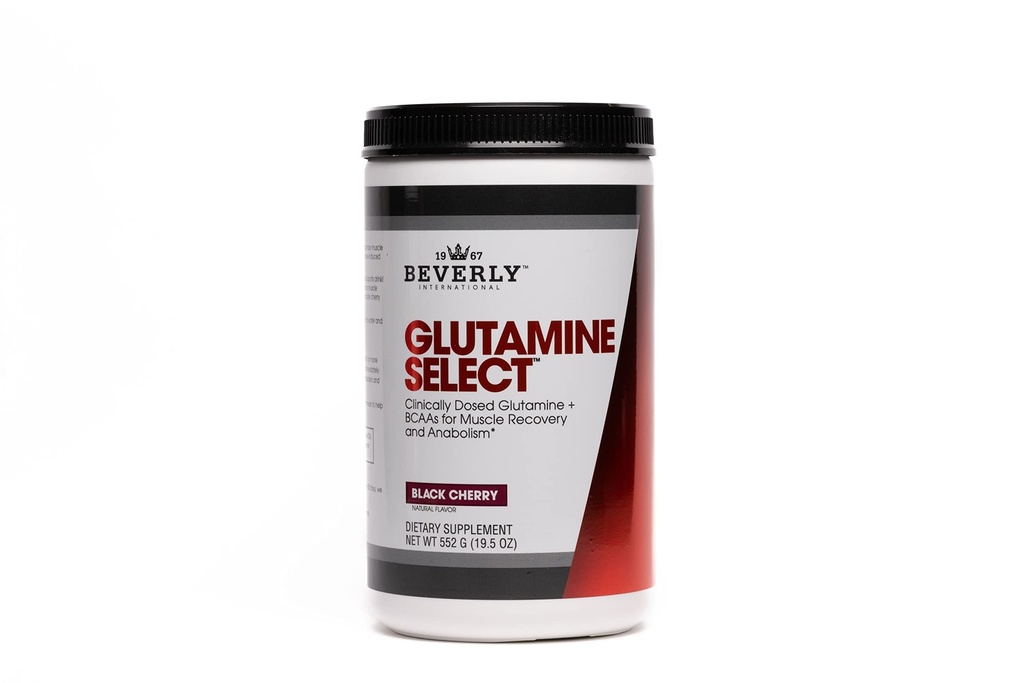 Beverly International Glutamine Select, 60 Servings. Clinically Dosed L-Glutamine and Amino Acid Formula for Lean Muscle and Recovery. Sugar-Free Powder. BCAA’s.