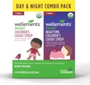 Wellements Organic Day &amp; Nighttime Children's Cough Combo Syrup ← Soothing Daytime &amp; Nighttime Cough Relief USDA Organic TEN Value Pack (2) 4 Fl Oz. Botellas, 1 Year+