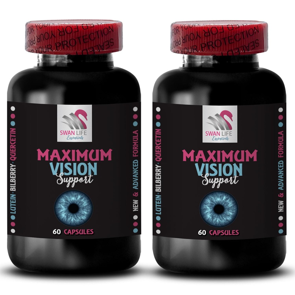 Vision balance - EYE VISION SUPPLEMENT - Clearer scenes, Eye strength, Better image, Crystal vision, Sharp lines, Eye clarity, Focus advantage, Pure sightlines, Vivid vision 2 Bottle 120 Capsules