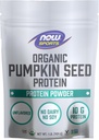 AHORA Alimentos Nutrición Deportiva, Polvo Proteína de Calabaza Orgánica Con 10g de Proteína, No GMO Certificado, Sin sabor, 1-Pound