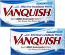 Vanquish Extra Strength Headache and Pain Relief, with Acetaminophen, Aspirin, and Caffeine ← Digital Eye Strain ← 100 Count, Pack of 2