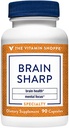 The Vitamin Shoppe Brain Sharp with Acetyl-L-Carnitine, Phosphatidylserine &amp; B Vitaminas para la memoria, Focus, Energy Production (90 cápsulas)