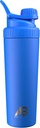 AeroBottle Cryo Shaker Cup, Acero Insonorizado Botella de Agua y Proteína Shaker, Mezcla Proteína y Pre Workout Con Tecnología de Mezcla Turbulenta, Sin bola de Blending o Wisk, 26oz, Mar Ártico Azul