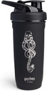 Smartshake Reforce Acero Inoxidable Harry Potter Dark Mark Logo Shaker Bottle (900 ml/30 oz) Silencio Light Weight Resistencia Deportiva Shaker Botella con una suave tapa  durable Leakproof, BPA Gratis >