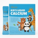 Niños sin edad Suplemento líquido de calcio, a los huesos de cultivo, vitamina D, zinc y magnesio, con extracto de la base del mar - alta absorción, soporte de inmuno, libre de gluten - 25 ml (15 conde)