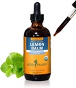 Herb Pharm Certified Organic Lemon Balm Liquid Extract for Calming Nervous System Support, Alcohol-Free Glycerite, 4 Ounce
