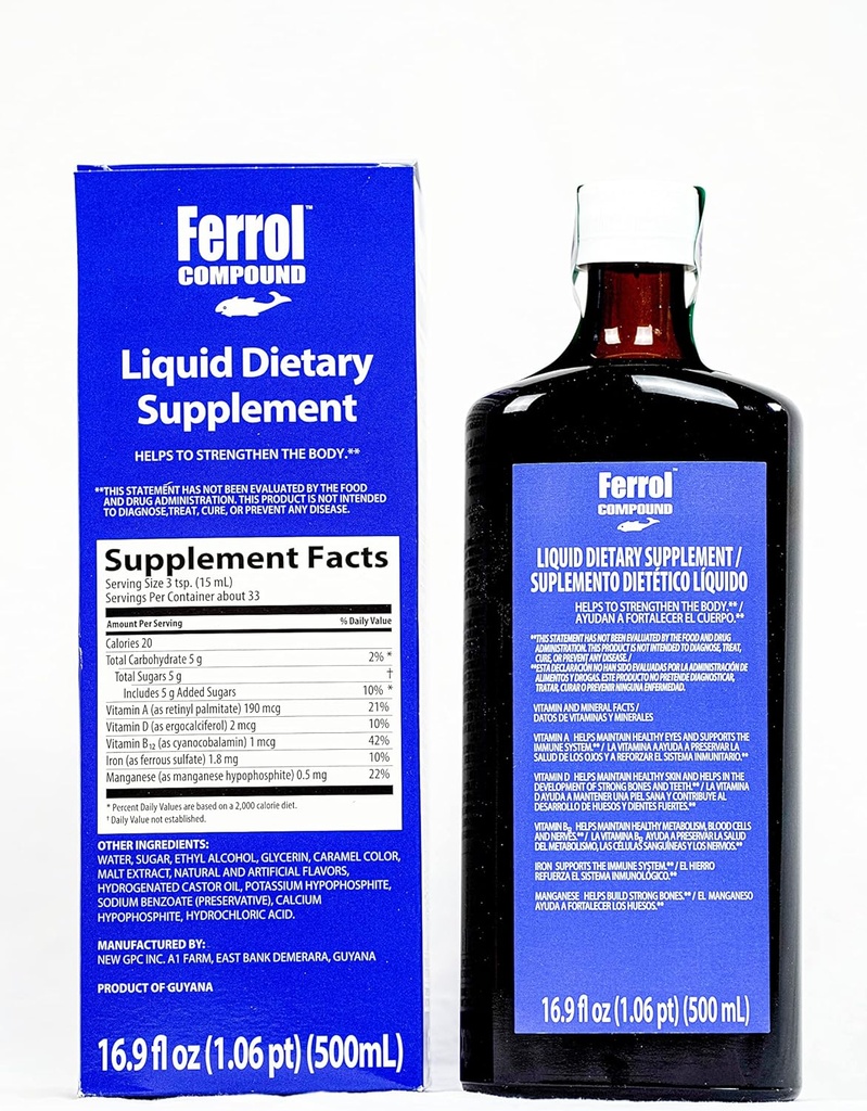 Compuesto - Suplemento dietético líquido 16.9 fl oz
