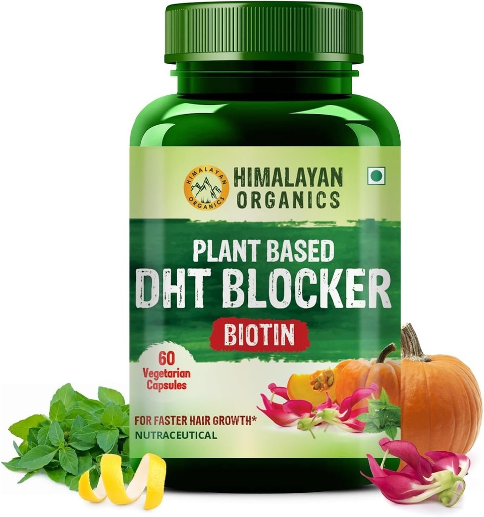 Genérico de base vegetal DHT Bloqueador con bondad de las hojas de nettle Silencio para hombres y mujeres - 60 cápsulas de Veg