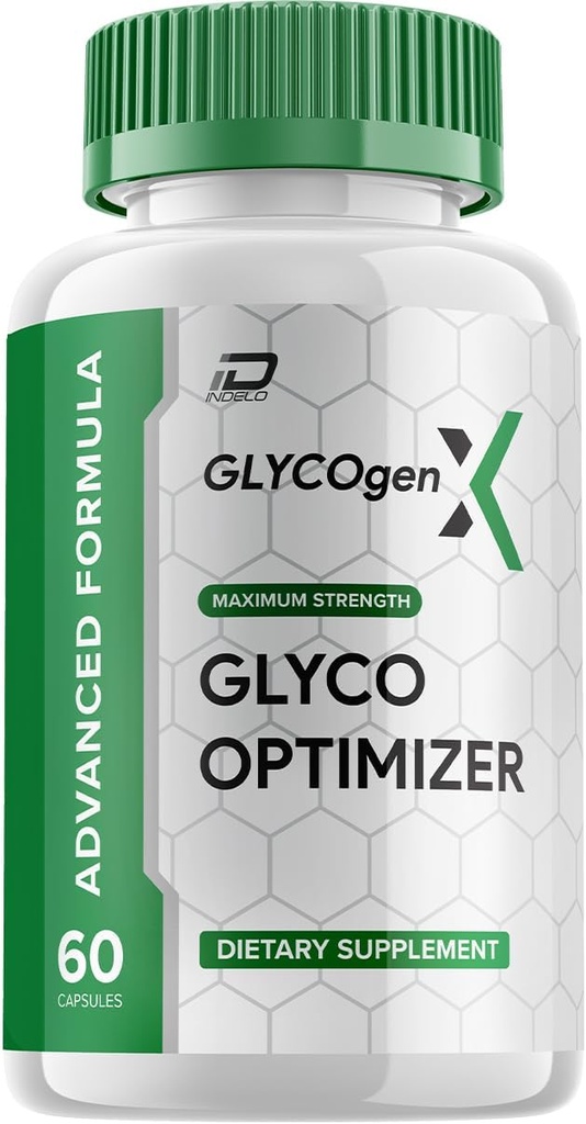 GlycogenX Glyco Optimizer Capsules Suplemento - GlycogenX Optimizer Advanced Formula, Glycogen X Suplemento, GlycogenX Booster Reseñas, Maximum Strength Glycogen Suplemento (1 Pack - 60 cápsulas)