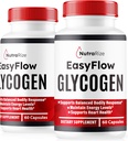 NutraRize (2 Pack) Easy Flow Glycogen, EasyFlow Glycogen Support Capsules, Easy Flow Glyco Optimizer, Official EasyFlow Glyco Optimiser Caps, Easy Flow Detox Cleanse, Easy Flow Glycol (120 cápsulas)