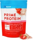 Equip Foods Prime Protein Powder ← Clean, Grass Fed Beef Protein Powder ← Carnivore Protein Isolate ANTE Paleo, Keto Friendly ← Gluten " Dairy Free ← Ayuda a construir " Tisue Reparación ← 30 Servimientos, Fresa