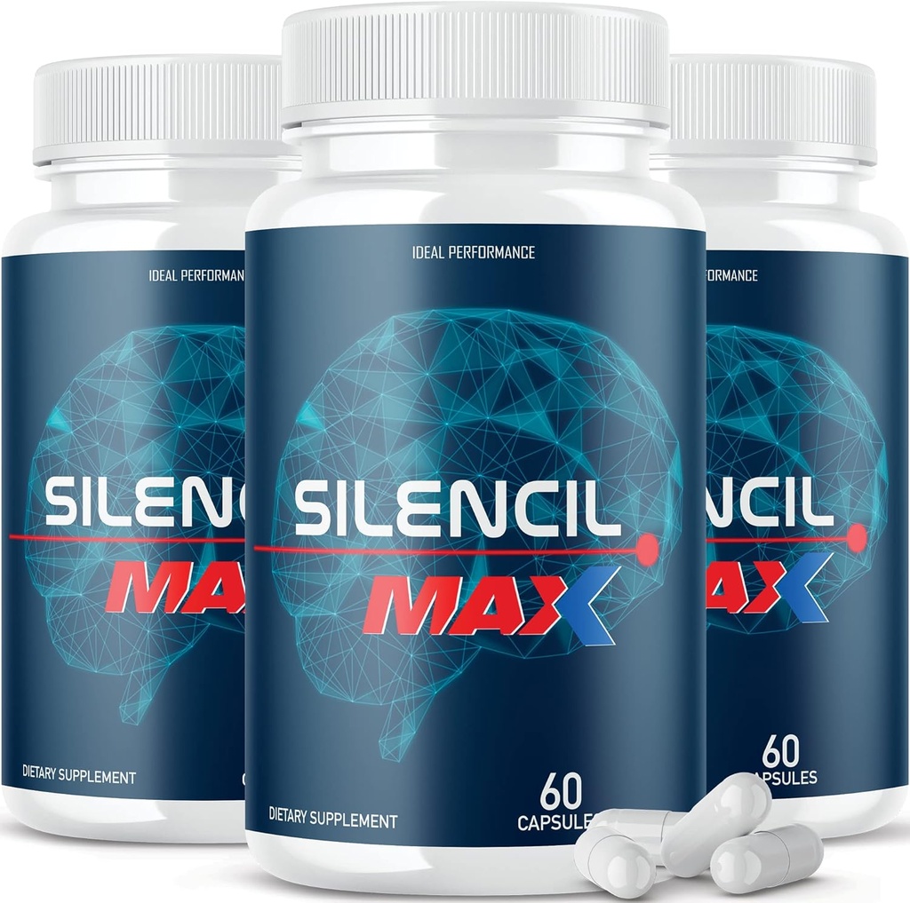 IDEAL PERFORMANCE (3 Pack) Silencil Tinnitus Max Supplement Pills Silencio Silencile (180 cápsulas)