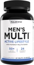 Regla 1 Multi de hombres - Vitaminas diarias de hombres, Minerales esenciales, Superalimentos, Enzimas digestivas, Aminoácidos, " Antioxidantes para estilos de vida activos y soporte de bienestar (90 Tablets, 30 Day Supply)