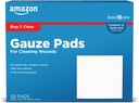 Paletas de cuidado básico, 3x3 pulgadas Sterile Medical Wound Dressing Esponjas para la limpieza, cobertura, " Cuchadas " Lesiones menores, 50 Cuenta (Pack of 1), (Previously All Health)