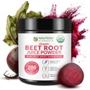 Nautical Elements Beet Juice Powder Organic - Cold Pressed - 20:1 Concentrate - Concentrated Beet Root Powder - Nitric Oxide - Circulation Support - 57 Servings of Beet Root Supplement - 7oz