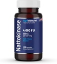 AgeImmune Nattokinase Suplemento 4000 FU 200mg - Enzyme - Cardiovascular Support 120 Capsules -Derivado de japonés Natto - Hecho en los Estados Unidos sin esteato de magnesio.