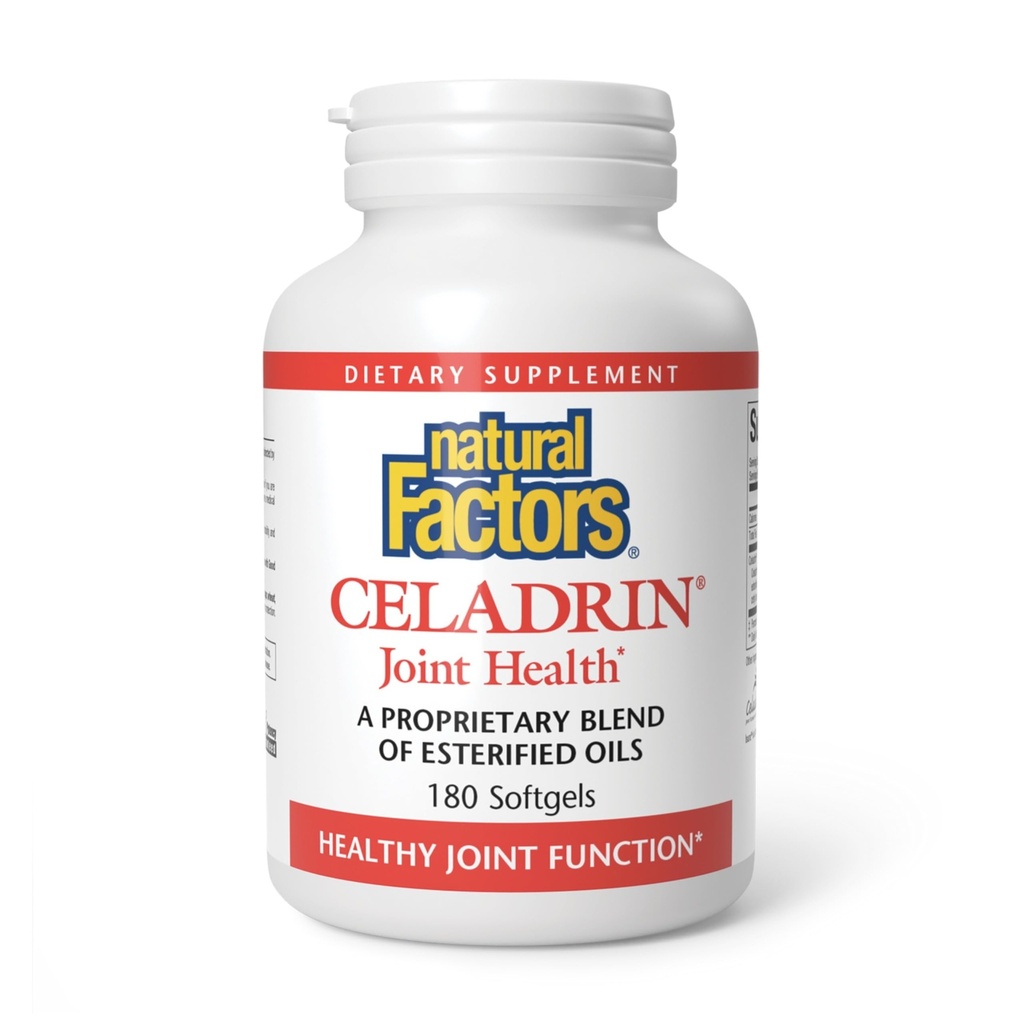 Factores naturales, Celadrin Joint Health, promueve flexibilidad, movilidad y función conjunta, 180 Softgels