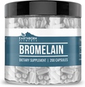 Elementos tercos Bromelain 200 capsules, Puro " Undiluted, No Additives