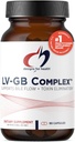 Diseños para Complejo LV-GB de Salud - Suplementos de Detox para Gallbladder Soporte con Cardo de Leche, Artichoke, Vitaminas + Bile Ox - Apoyo Bile Flow + Eliminación de Toxina (90 cápsulas)