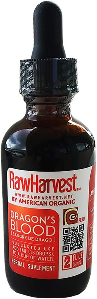 Raw Garden Dragon's Blood Original,100% Peruvian 2 Oz Concentrate, Sangre De Drago, Sangre De Grado.
