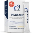 Diseños para Salud MyoStim - HMB + Colagen Peptides Polvo con L-Leucine + Creatina para apoyar el envejecimiento saludable - Mayo Ayuda Atenuar la pérdida de músculo relacionada con la edad - Bebida Clementina-Flavored (14 Stick Packs)