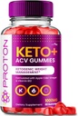 VIVE MD Proton Keto ACV Gummies Advanced Weight Management, Protein Keto ACV Gummies, Proton Keto Plus Gummies con Apple Cider Vinegar Suplemento 1000mg, Proton Keto+ACV Gummies Comentarios (1 Pack)