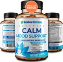 28 en 1 Calma Mood Support Suplemento- Natural Happy Pills for Occasional Anxiousness & Stress, Worry feeling, Relaxation, Mental Clarity ← Max Sleep &amp; Mood Support for Women &amp; Men sometida120 Vegan Capsules