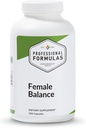 Fórmulas Profesionales Equilibrio femenino – Glandulares con Root de Cohosh Negro, Vitaminas y Minerales para apoyar equilibrio hormonal premenstrual y menopausia y bienestar emocional - Gluten Free, 90 cápsulas