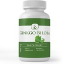 PURE ORIGINAL INGREDIENTES Ginkgo Biloba, (100 cápsulas) Siempre puro, sin aditivos ni artillería, Lab Verified