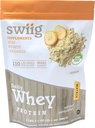 swiig Premium Daily Whey Protein Matrix Banana 2.2 lb – 20g Protein Gluten-Free No Fillers Sin Sabores Artificiales mejorados con Aminoácidos para la recuperación del músculo Toda la Fórmula Natural