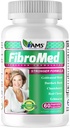 America Medic &amp; Science FibroMed (60 Capsules) Silencioso Saldo hormonal Suplemento para Mujeres Silencioso con Chasteberry, Clover Rojo, Echinacea, y otras hierbas naturales 