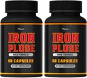 (2 Pack) IronPulse Capsules Max Fórmula, IronPulse Max Support Capsules, Iron Pulse Pills, IronPulse Pills, Iron Pulse Support Pills, Pack of 2