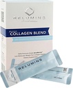 Relumins Marine Collagen Powder Drink Mix - Collagen Peptide with Glutathione, Green Tea, CoQ10, & Hyaluronic Acid Promotes Glowing Skin - 10 Powder Sachets - Blueberry Flavored