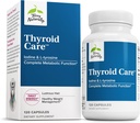 Terry Naturalmente Cuidado de los Tiroides - Immune Health & Energy Support Fórmula - Suplemento Nutricional con Iodine para el apoyo a la salud tiroidea - Suplemento Wellness con L-Tyrosine - 120 cápsulas