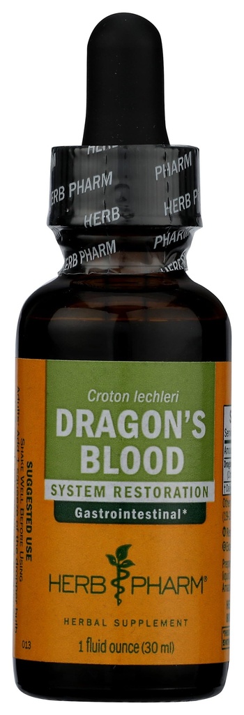 Herb Pharm Dragon's Blood Liquid Tree Sap for Digestive Support - 1 Ounce (DDRAG01)
