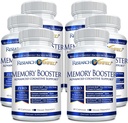 Research Verified Memory Booster - Suplemento Nootropic - Enhance Cognition and Memory - Lion’s Mane, Ginkgo Biloba, BioPerine - 6 Month Supply - Non-GMO - Made in The USA