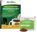 HERBION Naturales Cuidado respiratorio Herbal Granules 10 Ct, para la familia entera, función respiratoria saludable, Alivia la tos, 10 Cuenta, Pack de 1