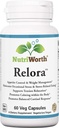 Relora - Stress & Weight Management Suplemento. 300MG Vegetable Capsules - 60 Serviciones por botella.