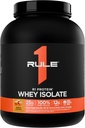 Regla 1 R1 Proteína Whey Isolate - con 25g Protein & 6g BCAA Exclusivamente de Fuentes Hidrolyzed Isoladas para la recuperación de entrenamiento (5 libras*, Carmel saltado)
