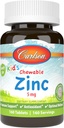 Carlson - Kid's Chewable Zinc, 5 mg, Health Support, Natural Mixed Berry Flavor, 160 Tablets