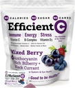 ANDREW LESSMAN Efficient C Mixed Berry 180 Packets - Immune, Energy, Stress and Eye Health Support. Invención de la bebida de vitamina C. Sin calorías. No Sugar. Sin carbohidratos. Fácil de mezclar.
