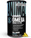 Animal Advanced Omega 3 Fatty Acids - 3500mg EPA DHA Fish Oil Omega 3 Suplemento para Mujer &amp; Hombre High Potency Blend with CLA GLA ALA for Brain Skin Eye Immune Joint Health 30 Pill Packs
