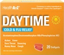 HealthA2Z® Daytime TENIDO Frío " Flu Medicine TENIDO Powerful Multi-Symptom Daytime(20 Softgels) (Daytime Cold " Flu Medicine (20 Count Pack of 1))