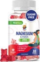 Magnesium Gummies for Kids &amp; Adults - 200mg - Calm Magnesium Chews - Magnesium Citrate Chewable Suplemento para Mood &amp; Muscle Support