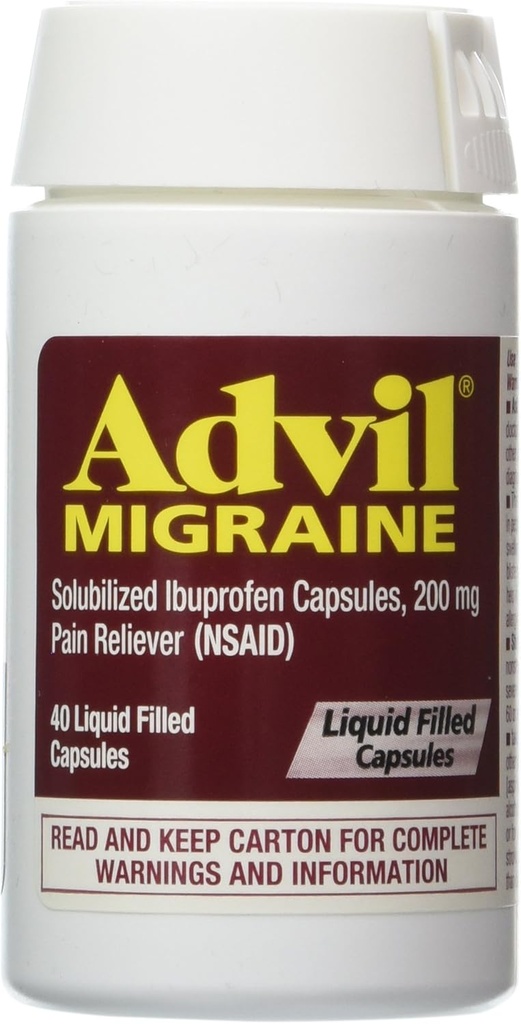 ADVIL MIGRAINE LIQUI-GELS (40 cápsula)