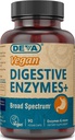 DEVA Vitaminas Veganas Enzimas Digestivos Plus Suplemento - Unico Blend de Enzimas & Herbs - 90 cápsulas, 1-Pack