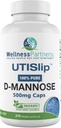UTI Slip D-Mannose Non GMO Organic Source Veggie Capsules 270 Conde (500 Mg)