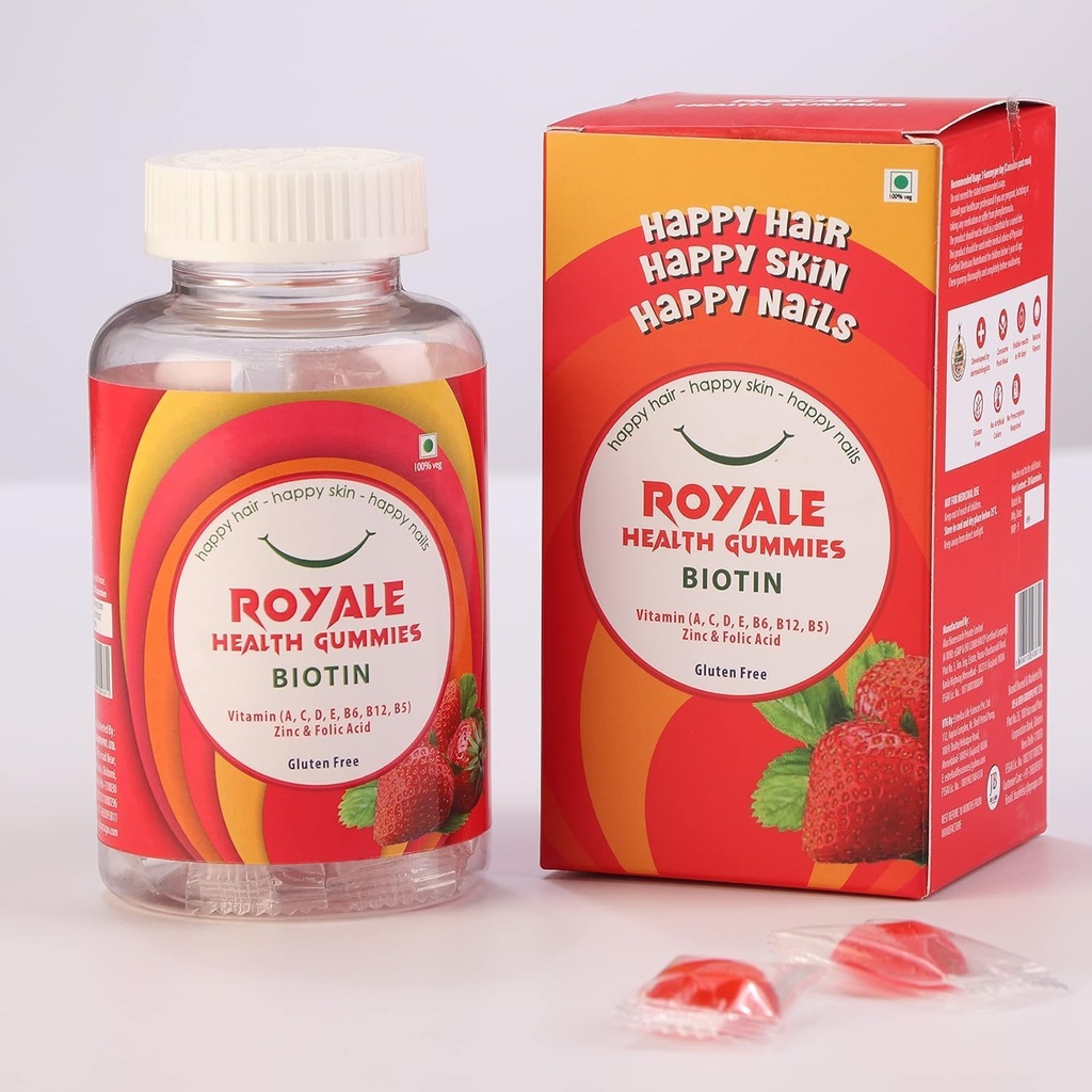 Genérico Rise. Biotina Gummies tóxicoPelo fuerte, uñas fuertes,Esquía de arado tóxica con biotina, vitamina B12, vitamina E, C I 30 Gummies Pack para Hombres &amp; Mujeres (PACK de 1), Nautral