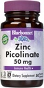 Bluebonnet Nutrition Zinc Picolinate, Hormonal &amp; Immune, Prostate Health, Skin, Vegan, Non GMO, Gluten, Soy &amp; Milk Free, Kosher, White, 50 Count